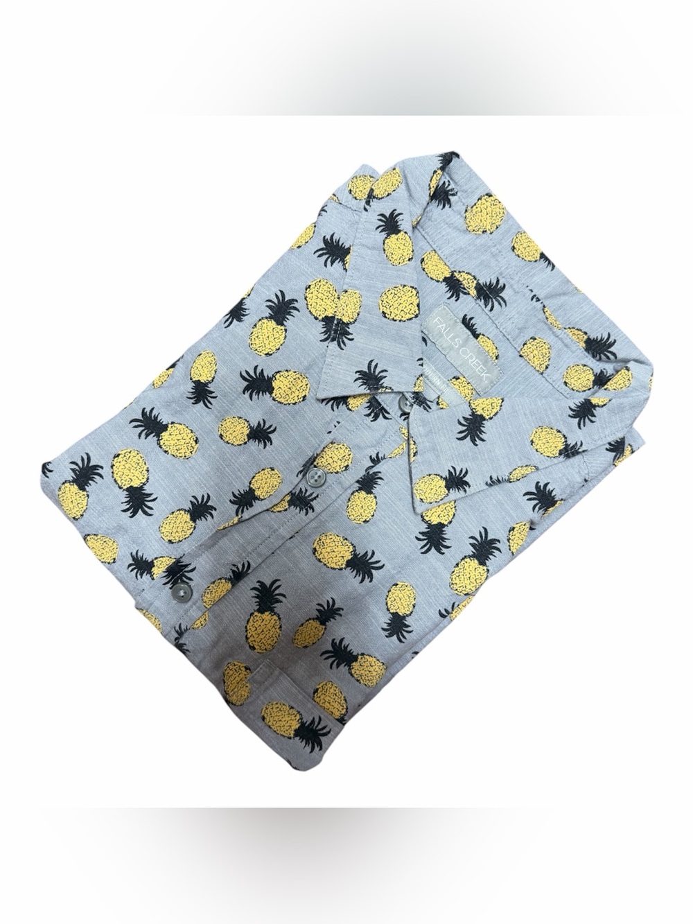Falls Creek Pineapple Print Button Down Shirt
